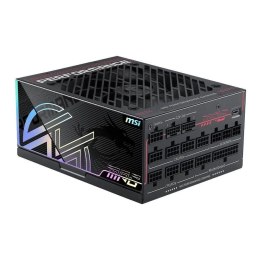 MSI Zasilacz MSI MPG Ai1300TS PCIE5 1300W 135mm 80plus Titanium