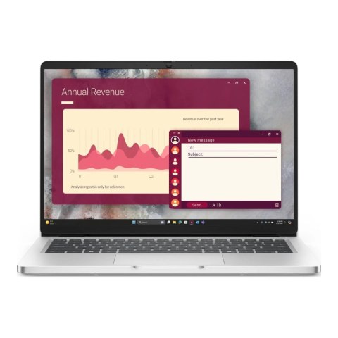 Dell Notebook Dell Pro 14 PC14250 14"FHD+/Ultra 7 255U/32GB/SSD512GB/Intel/11PR Silver 3Y ProSupport