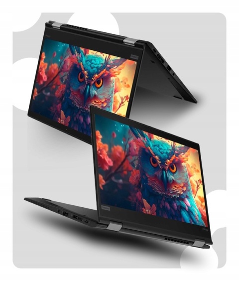 Laptop Lenovo ThinkPad X13 Yoga G1 i7 16GB RAM 512GB SSD 1920x1080 13,3" Full HD dotykowy powystawowy