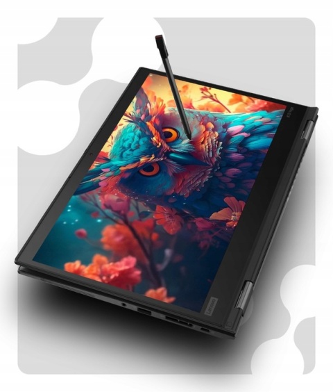 Laptop Lenovo ThinkPad X13 Yoga G1 i7 16GB RAM 2TB SSD 1920x1080 13,3" Full HD dotykowy powystawowy