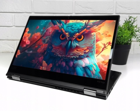 Laptop Lenovo ThinkPad X13 Yoga G1 i7 16GB RAM 2TB SSD 1920x1080 13,3" Full HD dotykowy powystawowy