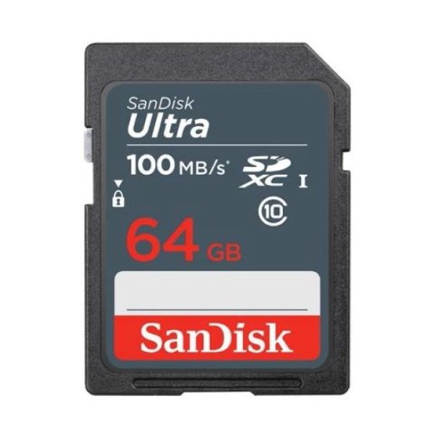 Sandisk Karta pamięci SanDisk ULTRA SDHC 64GB 100MB/s