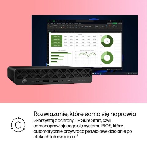 HP ProDesk 4 Mini G1i Ultra 5 225T 16GB DDR5 5600 SSD512 Arc W11Pro 3Y OnSite