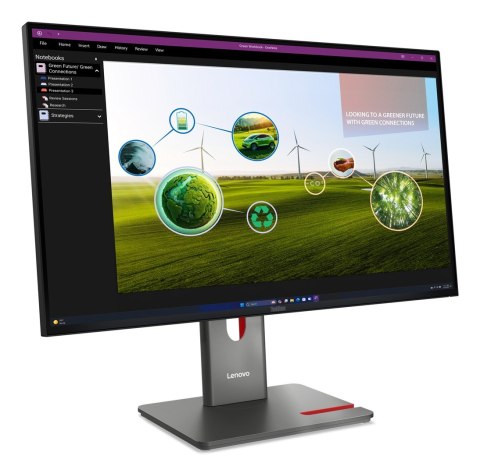 Lenovo ThinkVision P27q-40 27"QHD 120Hz 350nits AG USB HDMI DP Eclipse Black