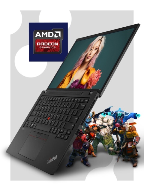 Laptop Lenovo ThinkPad T14s G2 Ryzen 5 Pro 16GB RAM 512GB SSD 14" Full HD powystawowy