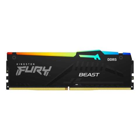 Kingston Pamięć DDR5 Kingston FURY Beast RGB 32GB (1x32GB) 5600MHz CL36 1,25V Black EXPO