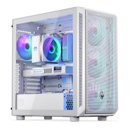 COOLING.PL Obudowa Endorfy Arx 700 White ARGB ATX z oknem bez zasilacza biała