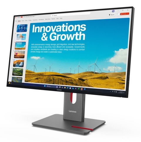 Lenovo ThinkVision P24QD-40 23.8"QHD 120Hz 300nits AG USB HDMI DP Eclipse Black