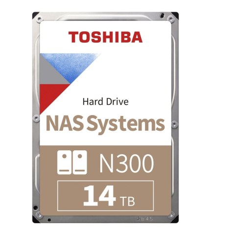 Toshiba Dysk Toshiba N300 MN11ACA14TS 14TB 3,5" 7200 1024MB SATA III NAS BULK