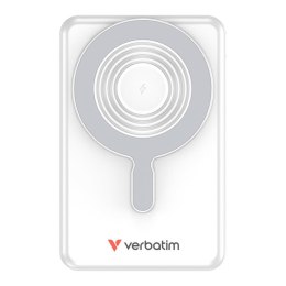 Verbatim Powerbank Verbatim Charge 'n' Go 2C Display Magnetic Wireless 10000mAh 3xUSB-C PD 3.0 QC 3.0 Srebrny