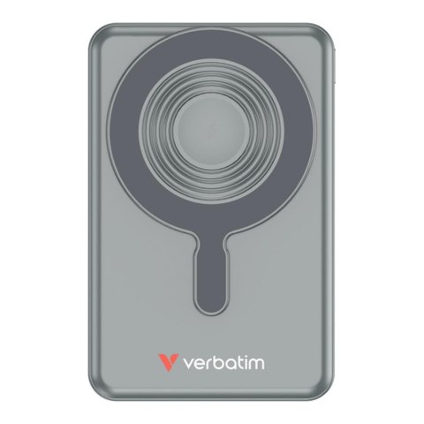 Verbatim Powerbank Verbatim Charge 'n' Go 2C Display Magnetic Wireless 10000mAh 3xUSB-C PD 3.0 QC 3.0 Szary