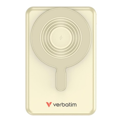 Verbatim Powerbank Verbatim Charge 'n' Go 2C Display Magnetic Wireless 10000mAh 3xUSB-C PD 3.0 QC 3.0 Złoty