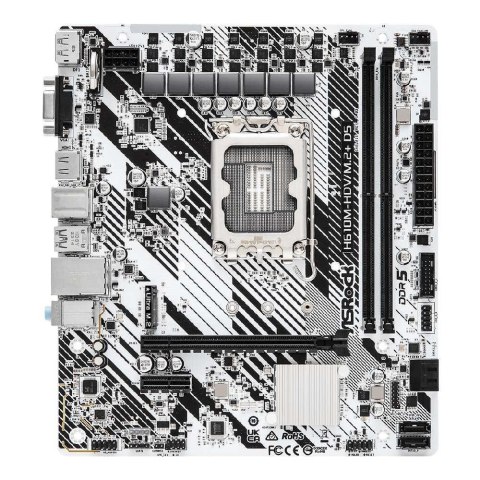 ASRock Płyta ASRock H610M-HDV/M.2+ D5 /H610/DDR5/SATA3/M.2/USB3.0/PCIe4.0/s.1700/mATX