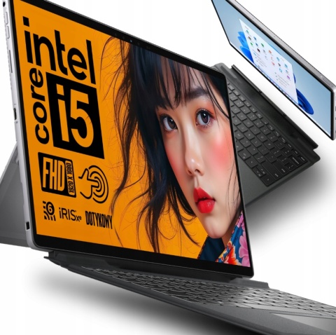 Laptop Dell Latitude 7320 Detachable i5 16GB RAM 512GB SSD 13,3" dotykowy Full HD 2w1 powystawowy