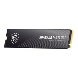 MSI Dysk SSD MSI SPATIUM M571 DLP 2TB PCIe 5.0 NVMe 2.0 M.2 2280 (14500/11000 MB/s) 3D NAND