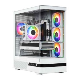 Modecom Obudowa Modecom Volcano AQ100 ARGB MIDI biała