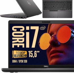Laptop Dell Latitude 5500 i7 16GB RAM 512GB SSD 15" Full HD powystawowy