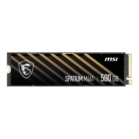 MSI Dysk SSD MSI SPATIUM M461 500GB PCIe 4.0 NVMe M.2 2280 (4700/1700 MB/s) 3D NAND