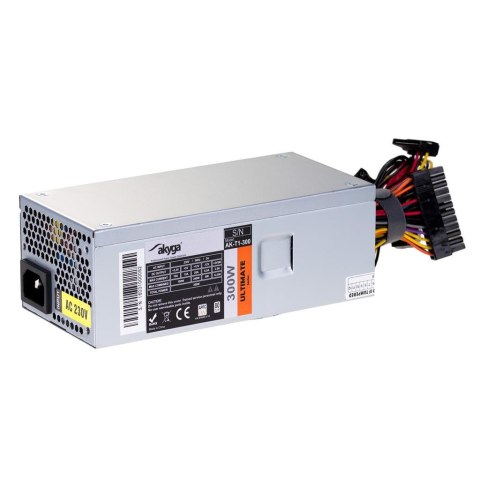 AKYGA Zasilacz TFX 300W Akyga AK-T1-300 P4 APFC FAN 3xSATA AKYGA Zasilacz TFX 300W Akyga AK-T1-300 P4 APFC FAN 3xSATA