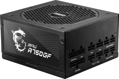 MSI Zasilacz MSI MPG A750GF 750W 140mm 80plus Gold MSI Zasilacz MSI MPG A750GF 750W 140mm 80plus Gold