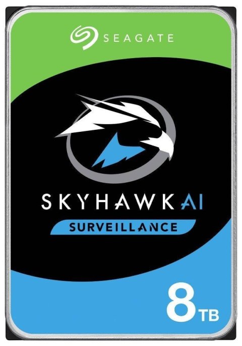 Seagate Dysk SEAGATE SkyHawk™ AI ST8000VE001 8TB 3,5" 7200 256MB SATA III NAS
