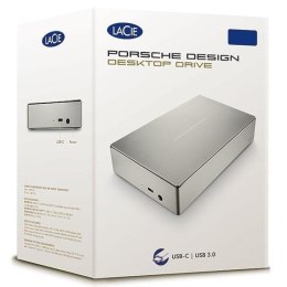 Seagate Dysk zewnętrzny LaCie Porsche Design Desktop Drive 4TB USB-C 3,5'' STFE4000401 Silver