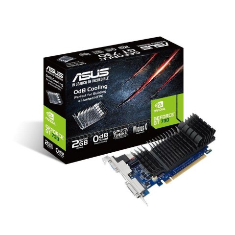 ASUS Karta VGA Asus GT730 2GB GDDR5 64bit VGA+DVI+HDMI PCIe Silent