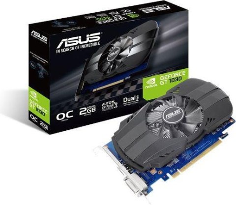 Asus Karta VGA Asus Phoenix GT1030 2GB GDDR5 64bit DVI+HDMI PCIe3.0 Asus Karta VGA Asus Phoenix GT1030 2GB GDDR5 64bit DVI+HDMI PCIe3.0