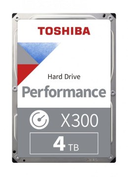 TOSHIBA Dysk Toshiba X300 HDWR440UZSVA 3,5" 4TB SATA 7200 256MB BULK