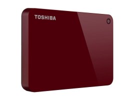 TOSHIBA Dysk zewnętrzny Toshiba Canvio Advance 1TB, USB 3.0, red