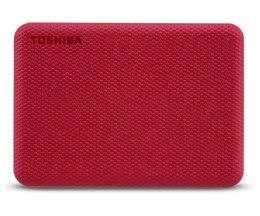 TOSHIBA Dysk zewnętrzny Toshiba Canvio Advance 1TB 2,5" USB 3.0 red