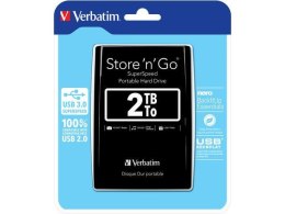 VERBATIM Dysk zewnętrzny Verbatim 2TB Store 'n' Go 2.5