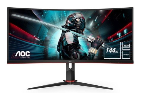 AOC Monitor AOC 34" CU34G2X/BK HDMI DP 4xUSB 3.0