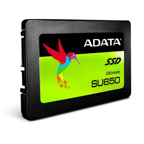 ADATA Dysk SSD ADATA Ultimate SU650 960GB 2,5" SATA3 (520/450 MB/s) 7mm, 3D NAND / Black Retail