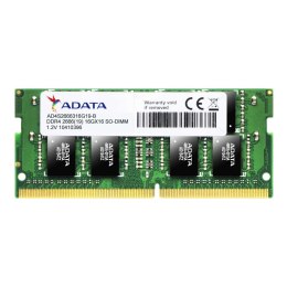 ADATA Pamięć DDR4 SODIMM ADATA Premier 16GB (1x16GB) 2666MHz CL19 1,2V Single