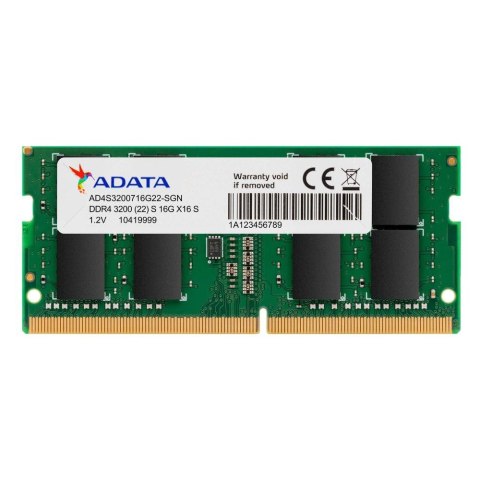 ADATA Pamięć SODIMM DDR4 ADATA Premier 8GB (1x8GB) 3200MHz CL22 1,2V Single