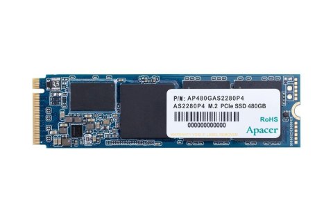 Apacer Dysk SSD Apacer AS2280P4 256GB M.2 PCIe NVMe Gen3 x4 2280 (1800/1100 MB/s) 3D TLC Apacer Dysk SSD Apacer AS2280P4 256GB M.2 PCIe NVMe Gen3 x4 2280 (1800/1100 MB/s) 3D TLC