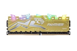 Apacer Pamięć DDR4 Apacer Panther Rage RGB 16GB (1x16GB) 2666MHz CL16 1,2V gold