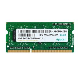 Apacer Pamięć SODIMM DDR3 Apacer 4GB (1x4GB) 1600MHz CL11 1,5V