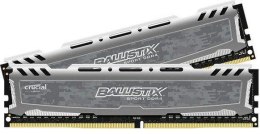 CRUCIAL Pamięć DDR4 Crucial Ballistix Sport 8GB (2x4GB) 2666MHz CL16 1,2V gray