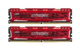 CRUCIAL Pamięć DDR4 Crucial Ballistix Sport LT 16GB (2x8GB) 2666MHz CL16 1,2V Red