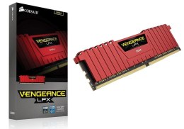 Corsair Pamięć DDR4 Corsair Vengeance LPX 8GB (1x8GB) 2400MHz XMP 2.0 CL16 1,2V Red
