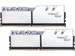 G.Skill Pamięć DDR4 G.Skill Trident Z Royal Silver RGB 16GB (2x8GB) 3200MHz CL14 1,35V XMP 2.0 Podświetlenie LED