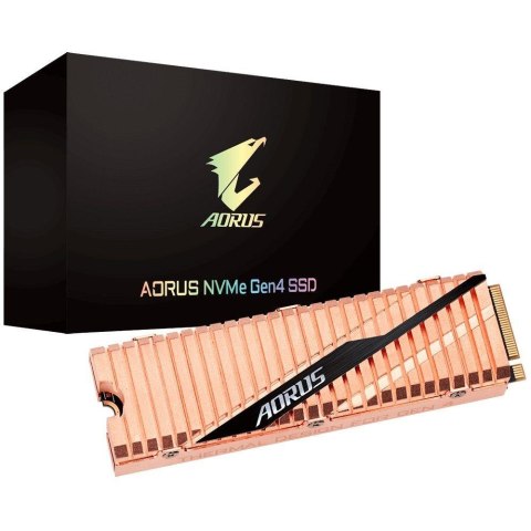 GIGABYTE Dysk SSD Gigabyte AORUS SSD 500GB M.2 2280 PCI-Express 4.0 x4 (5000/2500 MB/s) 3D TLC
