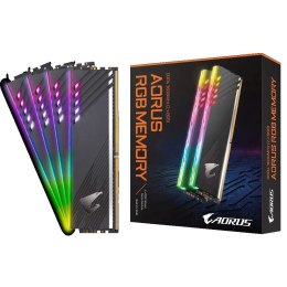 GIGABYTE Pamięć DDR4 Gigabyte AORUS RGB 16GB (2x8GB) 3600MHz CL18 1,35V (With Demo Kit)