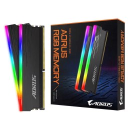 GIGABYTE Pamięć DDR4 Gigabyte AORUS RGB 16GB (2x8GB) 3733MHz CL18 1,4V