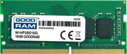 Goodram Pamięć SODIMM DDR4 GOODRAM 16GB 2666MHz ded. do HP (W-HP26S16G)