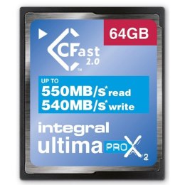 INTEGRAL Karta pamięci CFast 2.0 INTEGRAL UltimaPro X2 550/540MB 64GB