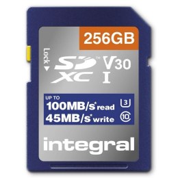 INTEGRAL Karta pamięci SDXC INTEGRAL High Speed V30 UHS-I U3 256GB