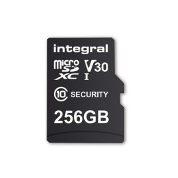 INTEGRAL Karta pamięci Security Micro SD INTEGRAL 4K V30 UHS-1 U3 A1 256GB (+adapter SD)